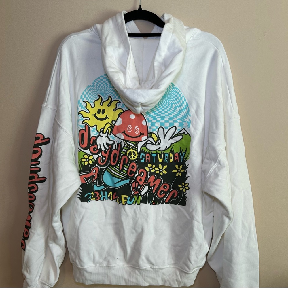 New daydreamer mushroom hoodie womens small